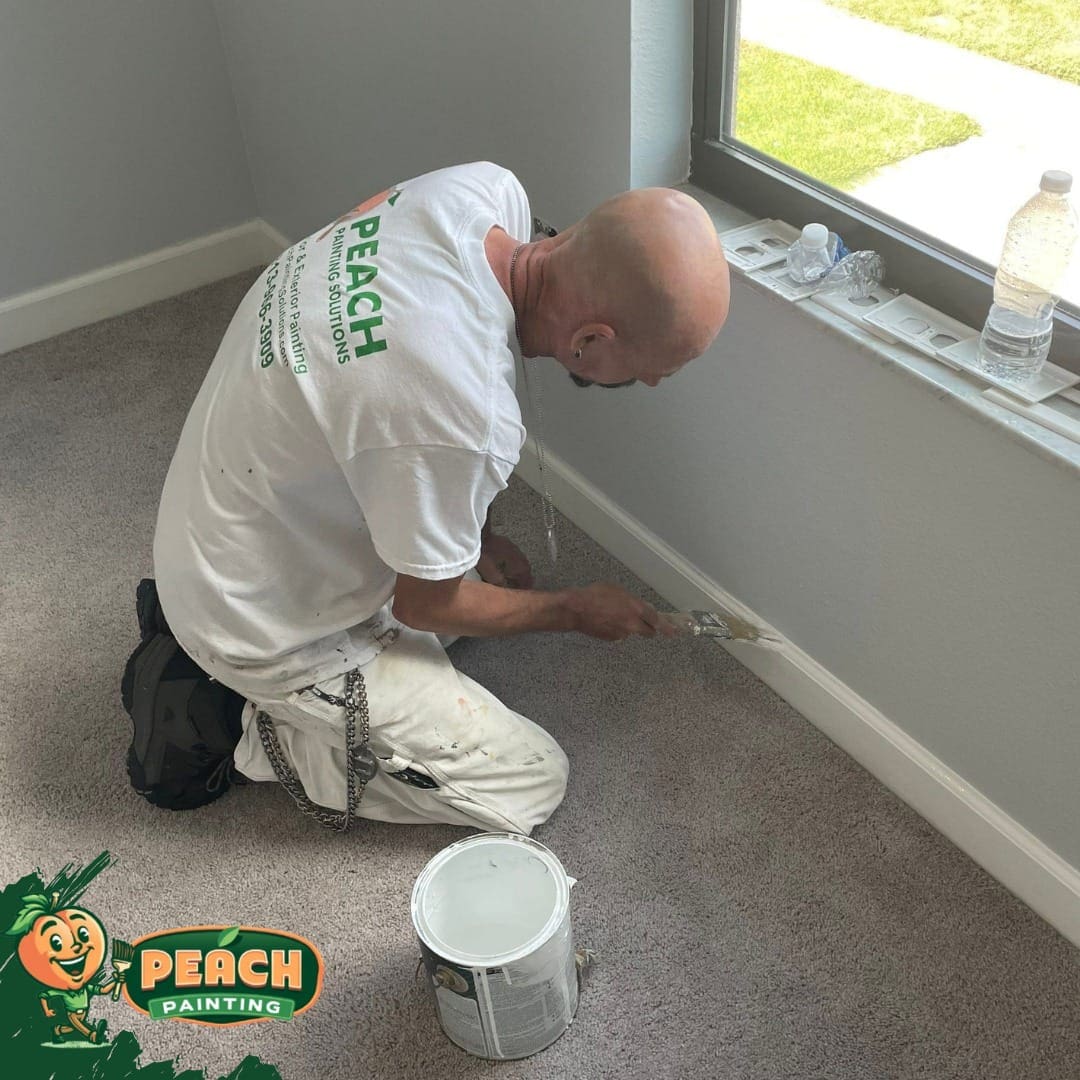 About - Peach Painting -