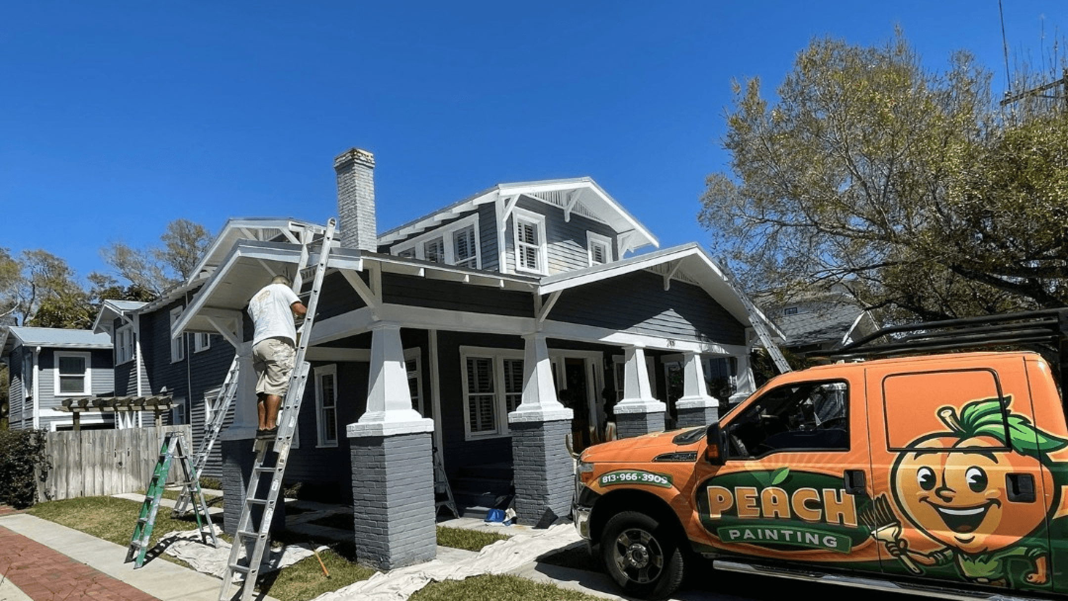 Peach Painting - Brandon, FL painters in brandon - Peach Painting -