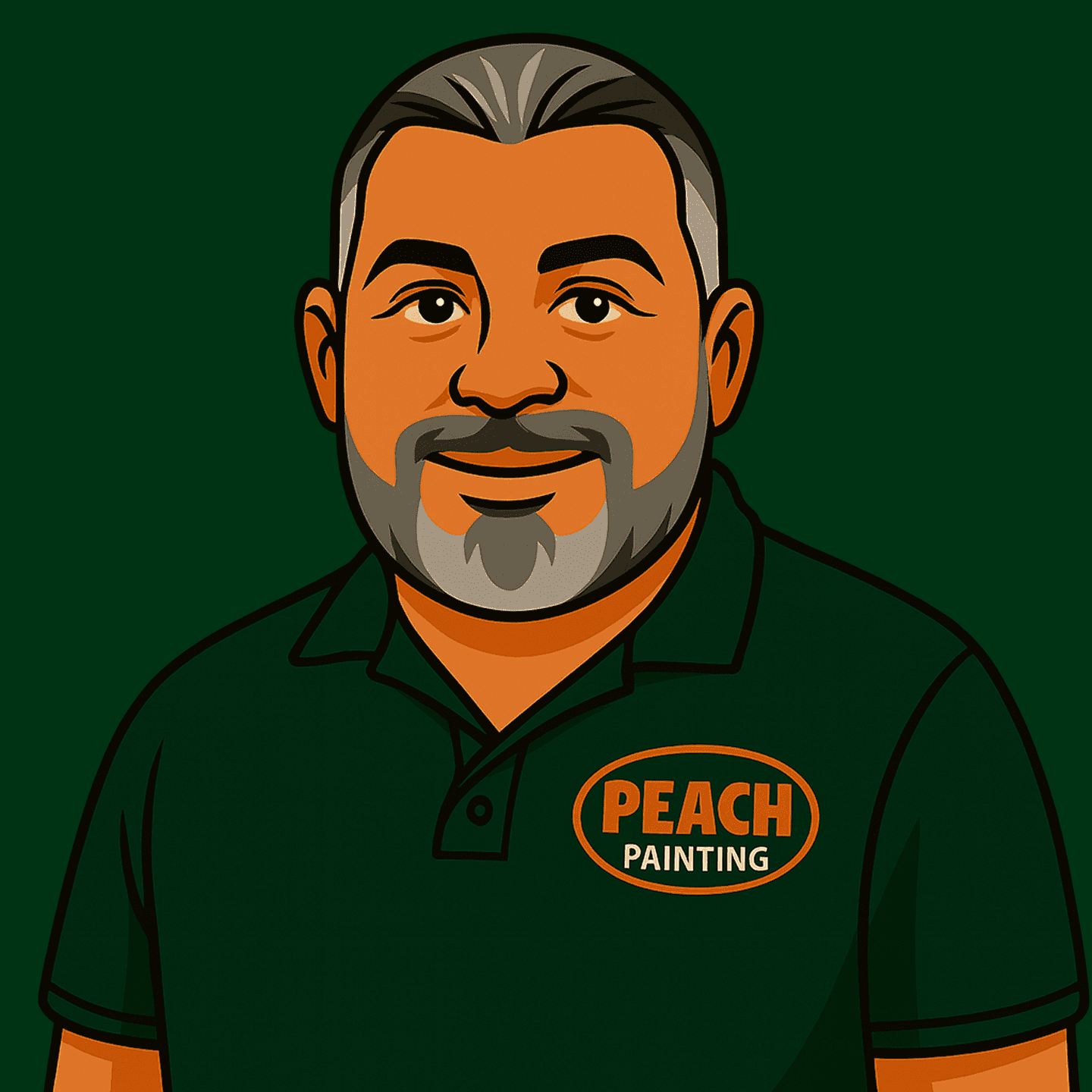 About - Peach Painting -